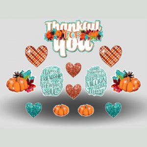 Gallery Thankful for you fall Yard Card.